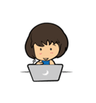 A Day in the Girl's Life！（個別スタンプ：5）
