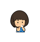 A Day in the Girl's Life！（個別スタンプ：14）
