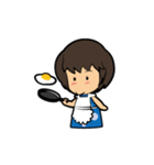 A Day in the Girl's Life！（個別スタンプ：15）