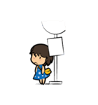 A Day in the Girl's Life！（個別スタンプ：19）