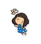 A Day in the Girl's Life！（個別スタンプ：34）
