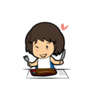 A Day in the Girl's Life！（個別スタンプ：38）
