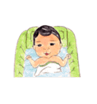 和風の赤ちゃん ふーちゃん新生児～乳児編（個別スタンプ：21）