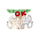 半分家猫さん。（個別スタンプ：6）