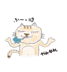 半分家猫さん。（個別スタンプ：18）