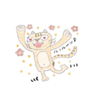 半分家猫さん。（個別スタンプ：22）