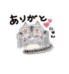 半分家猫さん。（個別スタンプ：40）
