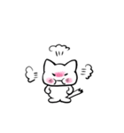 白玉みたいな猫（個別スタンプ：22）