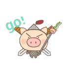 Dumpling Pig (daily words)（個別スタンプ：19）