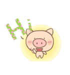 Dumpling Pig (daily words)（個別スタンプ：28）