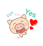 Dumpling Pig (daily words)（個別スタンプ：32）