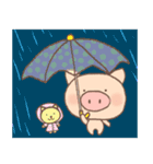 Dumpling Pig (daily words)（個別スタンプ：33）