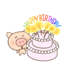 Dumpling Pig (daily words)（個別スタンプ：38）