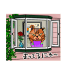 ネコ・猫・ねこ 待機中・入室・退室 日本語（個別スタンプ：29）