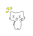 しろネコ むー太。（個別スタンプ：2）