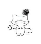 しろネコ むー太。（個別スタンプ：14）