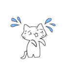 しろネコ むー太。（個別スタンプ：17）