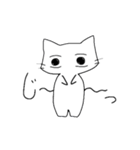 しろネコ むー太。（個別スタンプ：34）