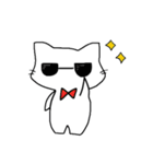 しろネコ むー太。（個別スタンプ：37）