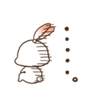 暇なウサギ（個別スタンプ：21）