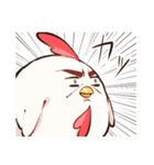 ニワトリ、そしてヒヨコ（個別スタンプ：2）
