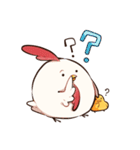 ニワトリ、そしてヒヨコ（個別スタンプ：3）