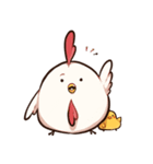 ニワトリ、そしてヒヨコ（個別スタンプ：10）