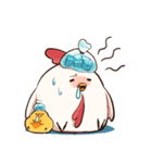 ニワトリ、そしてヒヨコ（個別スタンプ：14）