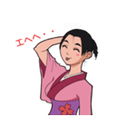 着物ガール（個別スタンプ：31）