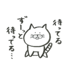 筆ペン もへねこ（個別スタンプ：10）