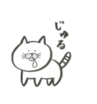 筆ペン もへねこ（個別スタンプ：17）