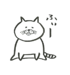 筆ペン もへねこ（個別スタンプ：26）