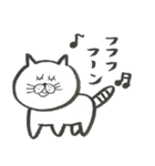 筆ペン もへねこ（個別スタンプ：30）