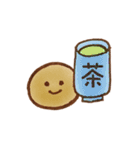 消しゴムはんこ風の和菓子（個別スタンプ：25）