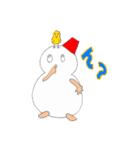 Snow rabbit and Snowman（個別スタンプ：3）