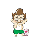 Uncle Auud with Lovely Pink（個別スタンプ：10）