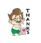 Uncle Auud with Lovely Pink（個別スタンプ：16）