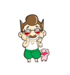 Uncle Auud with Lovely Pink（個別スタンプ：38）