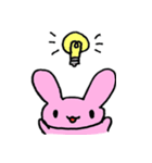 桃色うさぎの日常（個別スタンプ：8）