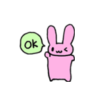 桃色うさぎの日常（個別スタンプ：10）