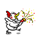 はい！ニワトリさん（個別スタンプ：4）
