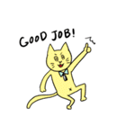 ねこの基本スタンプ（個別スタンプ：30）
