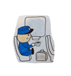 ぽっぽや クン。 リメイク（個別スタンプ：34）