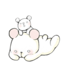 くまとテディベア（個別スタンプ：3）