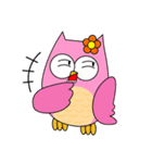 happy owls japan（個別スタンプ：4）