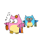 happy owls japan（個別スタンプ：8）