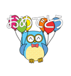 happy owls japan（個別スタンプ：15）