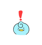 巻き髪ペンギンのクリ太（個別スタンプ：25）