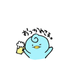 巻き髪ペンギンのクリ太（個別スタンプ：28）