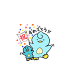 巻き髪ペンギンのクリ太（個別スタンプ：35）